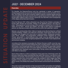 July - December 2024 Situation Update of Burma/Myanmar