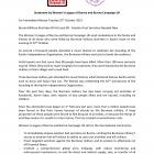 Statement by Women’s League of Burma and Burma Campaign UK